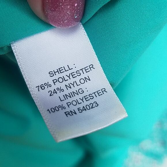 Banana Republic | Turquoise Italian Fabric Shift Dress - Picture 5 of 6
